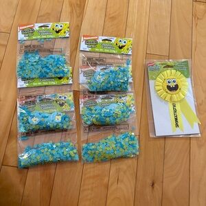 SpongeBob Birthday Supplies Ribbon Confetti Nickelodeon